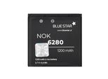 Bluestar Batteria Di Ricambio Compatibile Con Nokia N73 / N93 1200 Mah Batteria Di Scambio Accu Nokia BL-6M