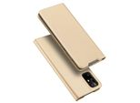 Custodia A Libro "Dux Ducis"" Per Samsung Galaxy S20 (G980F) Custodia Del Telefono Cellulare Custodia Protettiva Con Funzione Di Supporto, Slot Per Schede Oro"