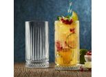 Pasabahce Elysia, Bicchiere Lungo Dal Design Retrò E Dall'aspetto Cristallino 280Ml 4 Pezzi 520125