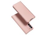 Custodia A Libro "Dux Ducis"" Compatibile Con Samsung Galaxy S21 Fe Custodia Per Cellulare Con Funzione Di Supporto, Slot Per Carte Di Credito Rosa"
