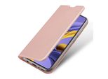 Custodia A Libro "Dux Ducis"" Compatibile Con Samsung Galaxy M53 5G Custodia Per Cellulare Custodia A Portafoglio Con Funzione Di Supporto, Porta Carte Di Credito Rosa"