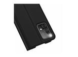 Custodia A Libro Dux Ducis Compatibile Con Samsung Galaxy A33 5G Custodia Per Telefono Cellulare Custodia A Portafoglio Con Funzione Di Supporto, Slot Per Carte Di Credito Nero