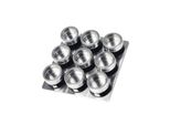 Set Di 10 Barattoli Per Spezie In Acciaio Inox Metallizzato Portaspezie Sale Pepe Contenitore Per Spezie Da Cucina Nero