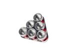 Set Di 7 Barattoli Per Spezie In Acciaio Inox Metallizzato Portaspezie Sale Pepe Contenitore Per Spezie Da Cucina Rosso