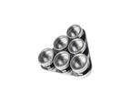 Set Di 7 Barattoli Per Spezie In Acciaio Inox Metallizzato Portaspezie Sale Pepe Contenitore Per Spezie Da Cucina Nero