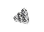 Set Di 7 Barattoli Per Spezie In Acciaio Inox Metallizzato Portaspezie Sale Pepe Contenitore Per Spezie Da Cucina Argento