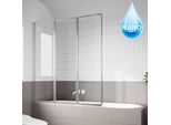 Sonni Accessorio Per Vasca Pieghevole 130 X 140 Cm Schermo Per Vasca Pieghevole Cabina Doccia Schermo Pieghevole In 3 Pezzi Comfort Per Il Bagno