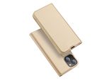 Custodia A Libro "Dux Ducis"" Compatibile Con Iphone 14 Pro Custodia Per Telefono Cellulare Custodia A Portafoglio Con Funzione Di Supporto, Slot Per Carte Di Credito Oro"