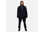 Tuta Da Jogging Set Felpa Con Cerniera Pantaloni Da Jogging Oversize Donna S Blu Scuro