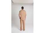 Tuta Sportiva Da Uomo, Pantaloni Per Il Tempo Libero, Maglietta Per Il Tempo Libero Oversize L Marrone