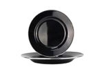 Set Di Piatti Da Campeggio 2 Pezzi Ø 24,5 Cm, Altezza 2,5 Cm Smaltati