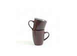 Set Di 2 Tazze Da Caffè Michelino - 300 Ml Per Tazza, Rosso Elegante E Pratico