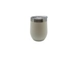 Tazza Da Viaggio In Acciaio Inox Di Alta Qualità Da 330 Ml: Per Gustare Le Bevande In Viaggio Con Stile E Durata Beige