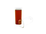 Mulex Glass 8-Piece Square Glass Japanese Beverage Tumbler Cocktail In Vetro Borosilicato, Resistente Al Calore 400 Ml
