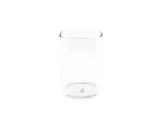 Mulex 8-Piece Glass Square Glass Japanese Beverage Tumbler Cocktail In Vetro Borosilicato, Resistente Al Calore 250 Ml