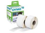 DYMO Etikettenrollen für Etikettendrucker S0722400 weiß, 89,0 x 36,0 mm, 2 x 260 Etiketten