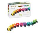 CUBiKA Regenbogenraupe Lernspielzeug