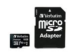 verbatim Speicherkarte microSDHC-Card Premium 16 GB