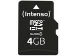 Intenso Speicherkarte microSDHC-Card Class 4 4 GB