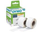 DYMO Etikettenrollen für Etikettendrucker S0722370 weiß, 28,0 x 89,0 mm, 2 x 130 Etiketten