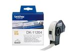 brother Etikettenrolle für Etikettendrucker DK11204 weiß, 17,0 x 54,0 mm, 1 x 400 Etiketten