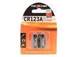 2 ANSMANN Batterien CR123A Fotobatterie 3,0 V