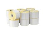 ZEBRA Etikettenrollen für Etikettendrucker 800262-127 weiß, 57,0 x 32,0 mm, 12 x 2100 Etiketten