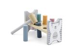 Viga Gioco Di Punzonatura Da Banco In Legno Pile Con Martello - Polarb