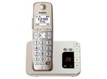 Panasonic KX-TGE260GN Schnurloses Telefon mit Anrufbeantworter champagner
