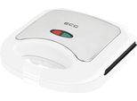 Ecg S 3271 | Sandwich Maker | 4 Sandwich Triangolari | Custodia Per Cavi | 750 W | Bianco |