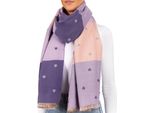 Sciarpa Da Donna Brubaker Cashmirillo Con Motivo A Cuore - 70 X 200 Cm - Calda, Accogliente E Oversize - Sciarpa Invernale, Viola, Lilla E Rosa