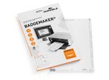 Durable Inserti Di Ricambio Badgemaker® 54X90 Mm, 200 Pezzi, Bianco, 145502