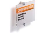 Durable Targa Fuori Porta Crystal Sign® A5, Trasparente, 482319