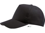 Sols 88119 | Cappello A Cinque Pannelli Buzz - Colore: Nero - Taglia: Unica