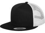 Flexfit 6006T | Classic Trucker 2-Tone Cap / Berretto / Cappello - Colore: Nero/Bianco - Taglia: Unica