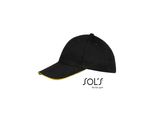 Sols 88100 | Six Panel Cap Buffalo / Berretto / Beanie / Cappello - Colore: Nero/Oro - Taglia: Unica