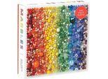 Galison Puzzle Quadrato Occhiali Arcobaleno 500 Pezzi