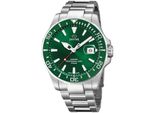 Jaguar J860/B Pro Diver Orologio Da Uomo In Acciaio Inossidabile Data Argento