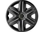 4X Coprimozzo Universali Copriruota Auto 4 Pezzi Grafite, 16""
