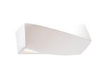 Lampada Da Parete In Ceramica Sigma Mini 1Xe27 15W Ceramica/Vetro 12X16X35Cm Sollux Lighting