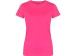 X.O By Promodoro 1505 | Maglietta Girocollo Da Donna, Cotone Pettinato - Colore: Bright Rose - Taglia: 3XL