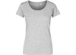 X.O By Promodoro 1545 | Maglietta Da Donna A Girocollo, Cotone Pettinato - Colore: Heather Grey - Taglia: Xl