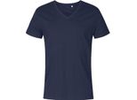X.O By Promodoro 1425 | Maglietta Uomo Collo A V, Cotone Pettinato - Colore: French Navy - Taglia: S