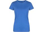 X.O By Promodoro 1505 | Maglietta Girocollo Da Donna, Cotone Pettinato - Colore: Azzurro - Taglia: M