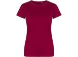 X.O By Promodoro 1505 | Maglietta Girocollo Da Donna, Cotone Pettinato - Colore: Berry - Taglia: Xs