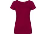 X.O By Promodoro 1545 | Maglietta Donna A Girocollo, Cotone Pettinato - Colore: Berry - Taglia: L