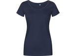 X.O By Promodoro 1545 | Maglietta Da Donna In Cotone Pettinato - Colore: French Navy - Taglia: Xs