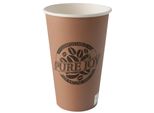 Papstar 87869 Bicchiere Di Carta Papstar "Pure"", 0,4 L, Marrone"