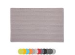 Set Di 4 Tovagliette Tovaglietta 30X45 Cm Circa Selezione: Intrecciato - Beige
