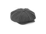 Berretto Beechfield B628 | Heritage Baker Boy - Unisex - Colore: Charcoal Herringbone - Taglia: L/Xl